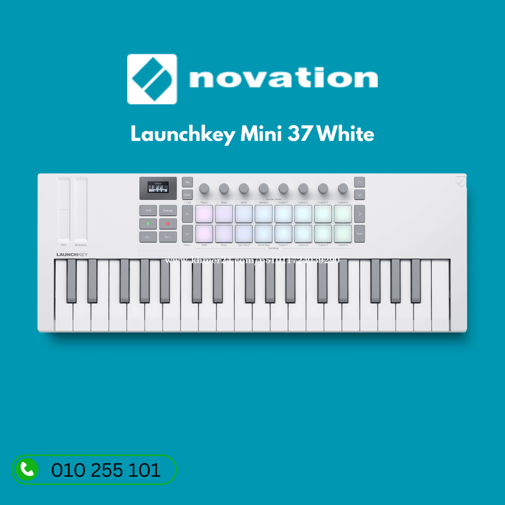 DTM・DAW Novation Launchkey Mini 37 White [MK4] Novation Launchkey Mini 37 MK4 White