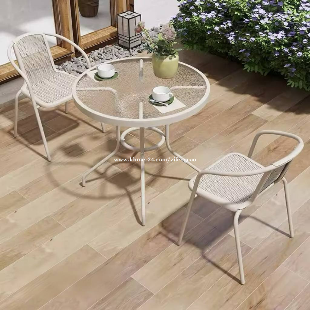 Outdoor tables set ឈុតតុកៅះអី 60cm