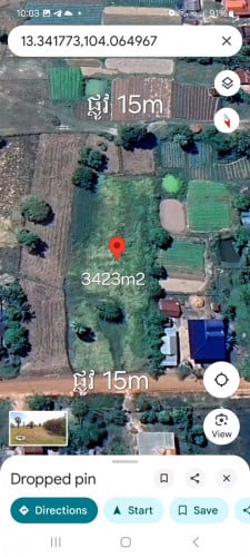 ដីលក់នៅជិតផ្លូវប្រលាន យន្តហោះសៀមរាបថ្មី