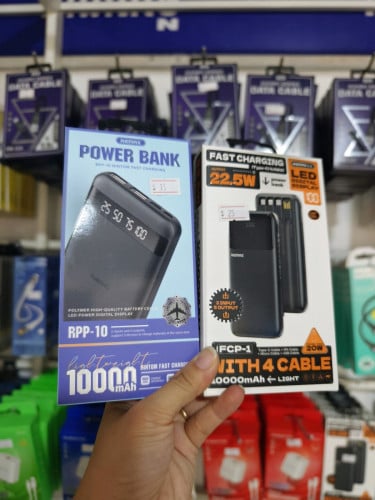 ថ្មជំនួយ Power bank ម៉ាក Remax (10000mAh)