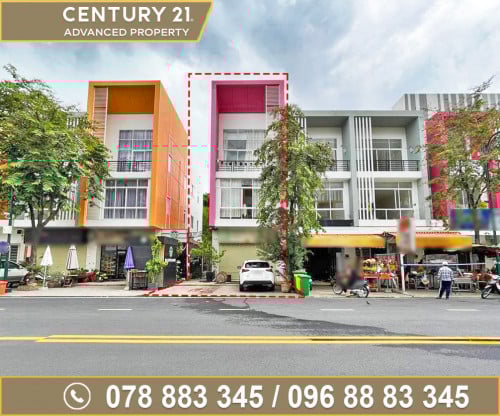  ផ្ទះអាជីវកម្ម​ ខាង(SH-A) លើផ្លូវធំ Polaris ក្នុងបុរី ប៉េងហួតបឹងស្នោ ត្រូវការលក់បន្ទាន់ខ្លាំង