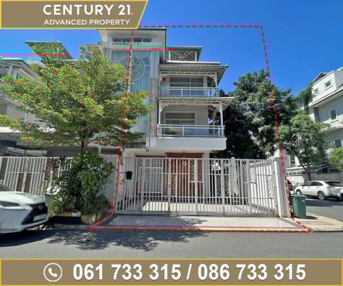 🏘វីឡាភ្លោះ កែង (Twin) ក្នុងបុរី អ័រគីដេវីឡា ដឹរ៉ូយ៉ាល់ (ផ្លូវ2004) ត្រូវការលក់បន្ទាន់ខ្លាំង