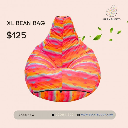 សាឡុងអង្គុយគ្រាប់ស្នោ​ XL Size Bean Bag promo -10% off