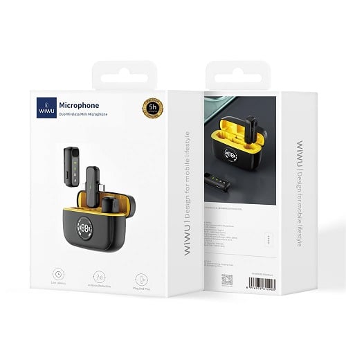 2 in 1 mini microphone Wi-WM003✅💦𝙋𝙧𝙚𝙢𝙞𝙪𝙢 𝙌𝙪𝙖𝙡𝙞𝙩𝙮 💦