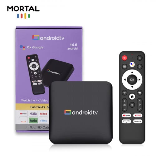 Android TV BOX A53 Support 4K Video 8GB RAM 128GB ROM with Remote Control