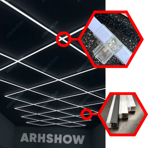 Modular lighting LED lighting for commercial areas អំពូលភ្លើងសម្រាប់ទីតាំងអាជីវកម្ម
