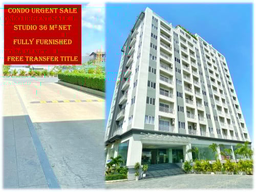 #SC030 👉 Urgent Sale ! Lowest Price ! Paramount Studio Condo at Steung Meanchey St. Solar (371)