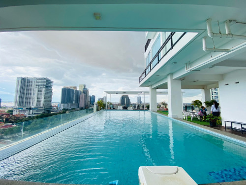 1Bed Type A- Service Apartment With Pool and Gym In Bassac Lane