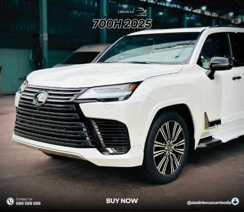 2025 Lx 700h Turbo Sport Black Edition ខ្លាញ់គោ ហ្វូលពេញ Face ID & Auto Parking