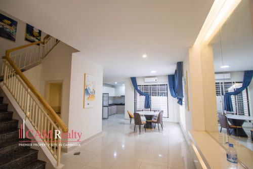Classic Twin Villa For Rent in Borey Peng Huoth Boueng Snor