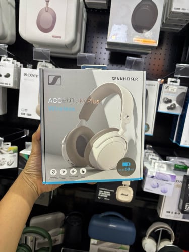 Sennheiser Accentum Plus White – 50H Battery | ANC | Multipoint