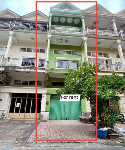 ផ្ទះអាជីវកម្ម សម្រាប់ជួលនៅ បុរីសូឡា Shop house for rent at borey solar