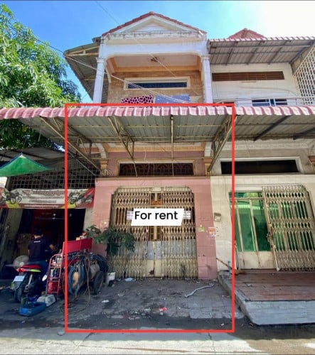 ផ្ទះអាជីវកម្ម សម្រាប់ជួលនៅ សង្កាត់ បឹងទំពុន. Shop house for rent at sangkat boengtompon