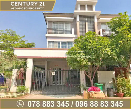 🏘 វីឡាភ្លោះ កែង (Twin-B) ក្នុងបុរី ប៉េងហួតបឹងស្នោ ត្រូវការលក់បន្ទាន់ខ្លាំង