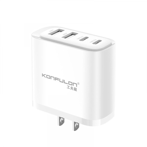 21W 4port 2USB 2 type-c adapter