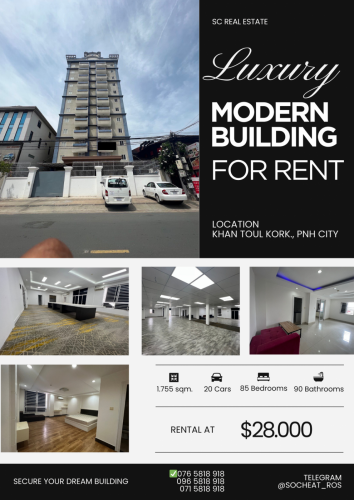 85 Bedroom | Building for Rent in Khan Toul Kork
