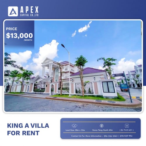King Villa for rent