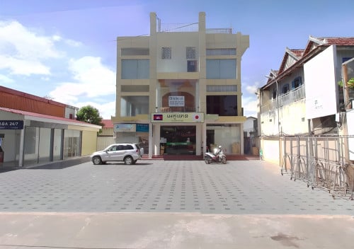 Shophouse Building For Rent- Sensok, Toul Kork- On Main Road