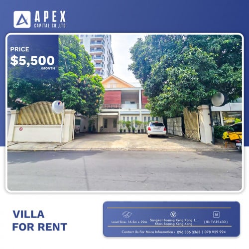 Villa for rent