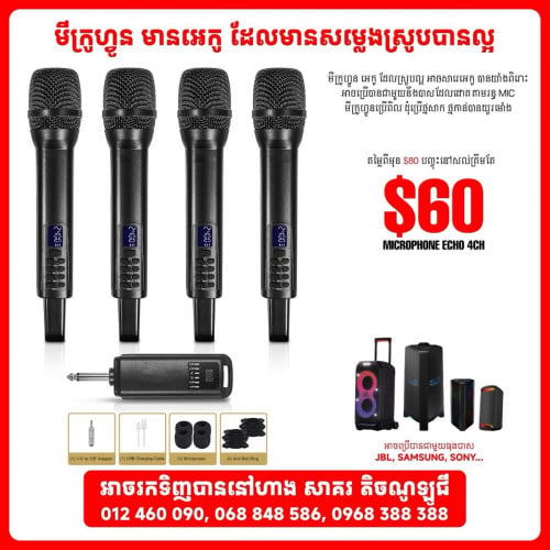 មីក្រូហ្ទូន ១ឈុត ៤គ្រាប់