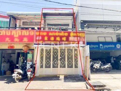 - ផ្ទះអាជីវកម្មសម្រាប់ជួលនៅសង្កាត់បឹងកេងកងទី1 / Shop House for Rent at  Sangkat BKK1