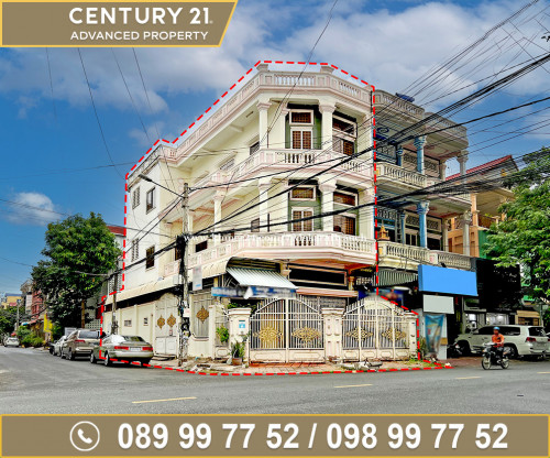 🏠 ផ្ទះអាជីវកម្ម (កែង) នៅលើផ្លូវ 143 ត្រូវការលក់បន្ទាន់ខ្លាំង