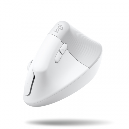 Logitech Lift Vertical Ergonomic Mouse - OFF-WHITE/PALE GREY (910-006480)