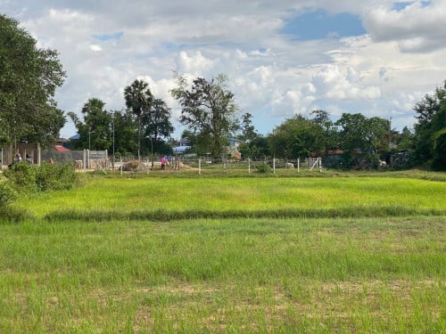 The land for sale 30m x 80m at "Chhbar Morn " City ផ្លូវបេតុងភ្លោះ