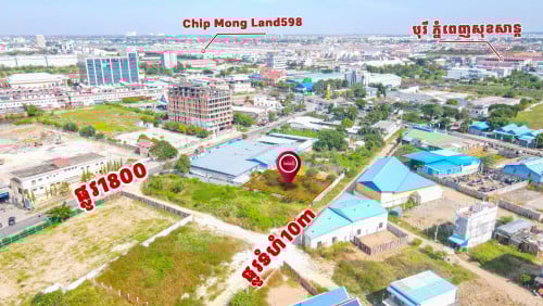 ដី លក់បន្ទាន់ !! នៅជិតក្បែរផ្លូវ1800កៀកផ្លូវ598