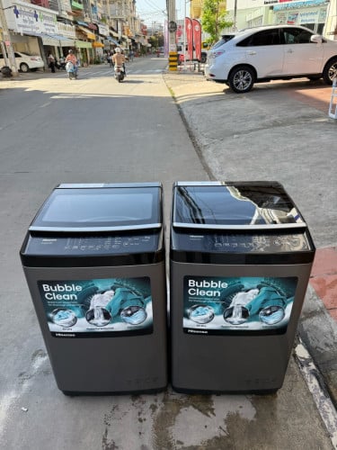 ម៉ាសុីនបោក Hisense 8kg មួយទឹកក្រុមហ៊ុននៅថ្មីៗណាស់