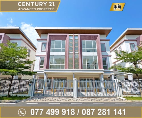 🏠 វីឡាភ្លោះ (Twin Sakura Grand) ក្នុងបុរី អ័រគីដេវីឡា ផ្លូវជាតិលេខ6A ត្រូវការលក់បន្ទាន់ខ្លាំង