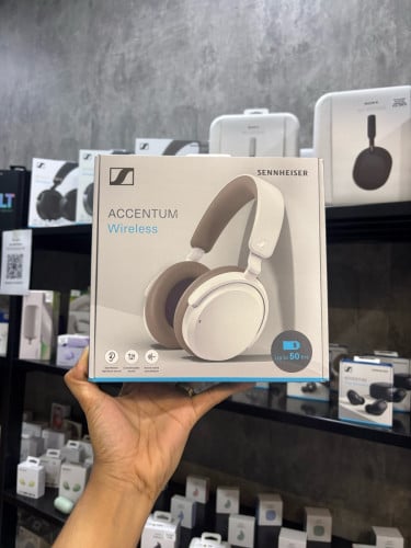 Sennheiser Accentum Wireless White – ANC, 40H Battery, Bluetooth 5.2