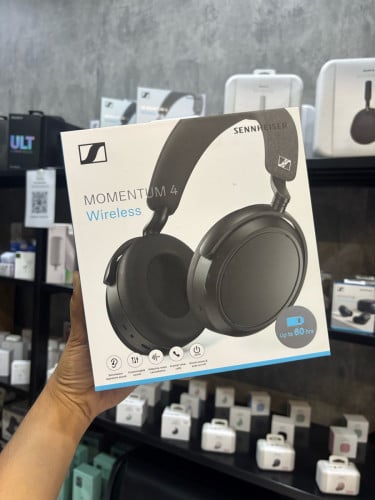Sennheiser Momentum 4 Wireless Black – ANC, 60H Battery, Bluetooth 5.2