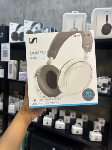 Sennheiser Momentum 4 Wireless White – ANC, 60H Battery, Bluetooth 5.2