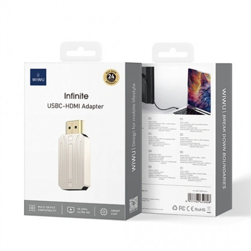 Wi-HB004 Infinite USBC-HDMI Adapter 𝗪𝗶𝘄𝘂 ✅💦𝙋𝙧𝙚𝙢𝙞𝙪𝙢 𝙌𝙪𝙖𝙡𝙞𝙩𝙮 💦