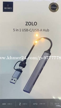 ZOLO 5 in 1 USB-C/USB-A HUB Wi-HB003 ๐ช๐ถ๐๐ โ
๐ฆ๐๐ง๐๐ข๐๐ช๐ข ๐๐ช๐๐ก๐๐ฉ๐ฎ ๐ฆ