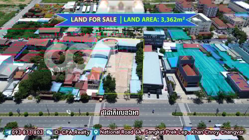 ដីលក់លើផ្លូវជាតិលេខ៦អា