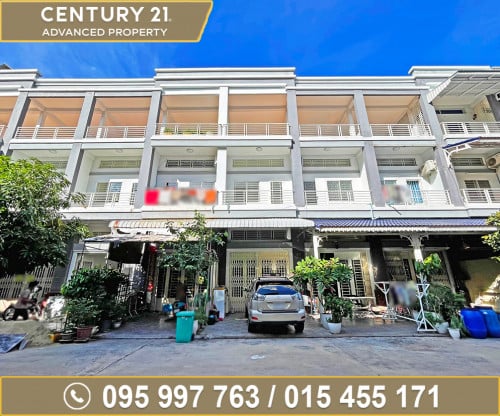 🏘 ផ្ទះល្វែង ក្នុងបុរី ពិភពថ្មីតាខ្មៅ1 ត្រូវការលក់បន្ទាន់ខ្លាំង