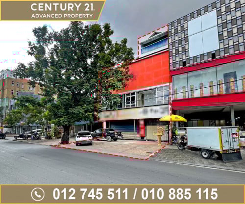 🏠 ផ្ទះអាជីវកម្ម (2ល្វែង) សម្រាប់ជួល លើមហាវិថីម៉ៅសេទុង