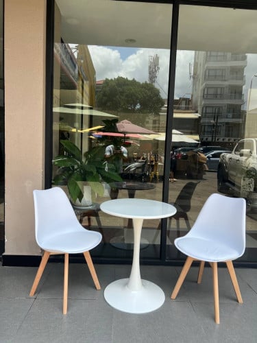 Coffee table set with outdoor chair