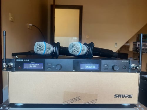 Shure SLXD4D/B87A Digital Wireless Handheld MicrophoneSystem - G58 Band