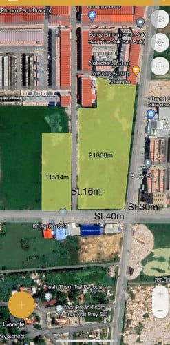 ដីកែងលក់នៅ ទួលពង្រ