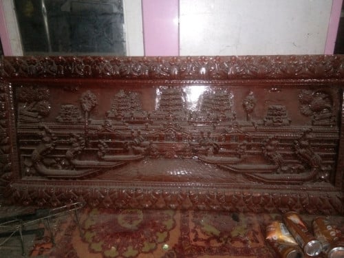 គ្រឿងចម្លាក់ប្រាសាទអង្គរវត្ត.បណ្ដោយ 1.25 ម