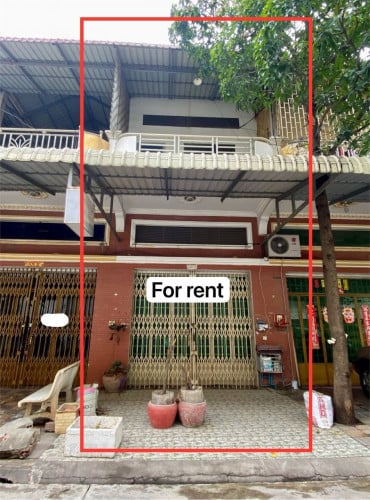 ផ្ទះសម្រាប់ជួល! នៅសង្កាត់ស្ទឹងមានជ័យ ជិតច្រមុះជ្រូក   | Shop house for rent at  Steung Meanjey