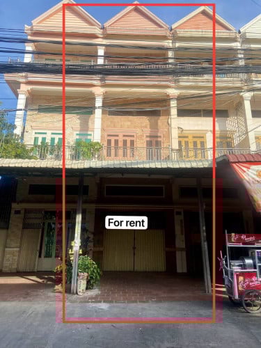 ផ្ទះសម្រាប់ជួល! នៅជិតវិទ្យាល័យជាស៊ីម សាមគ្គី   | Shop house for rent near Chea Sim Samaki Highschool
