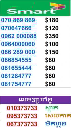 លេខទូរស័ព្ទសម្រាប់លក់👇👇👇