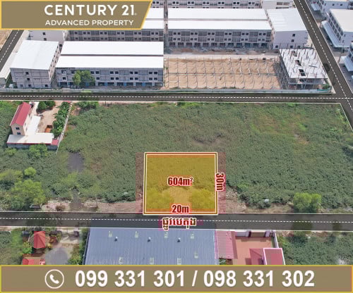 🗺️ដី ក្រោយបុរី ឃាមបញ្ញា​​ ផ្លូវ105K ត្រូវការលក់បន្ទាន់ខ្លាំង