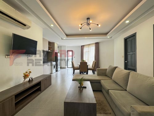 3 Bedrooms apartment with gym available for rent in Tumnub Teuk Area (Near Russian Hospital)