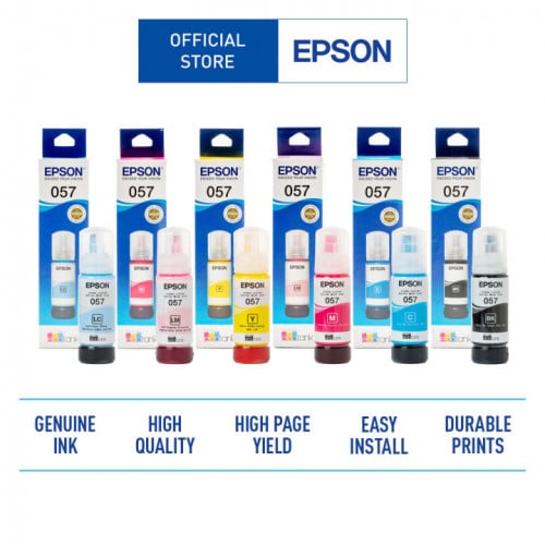 EPSON 057  70ML INK BK-C-Y-M-LM-LC