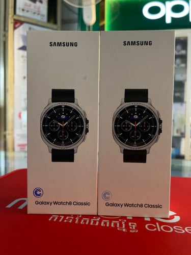 Galaxy Watch8 Classic 44mm ថ្មីប្រអប់ធានាក្រុមហ៊ុនតម្លៃពិសេស